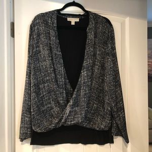 MICHAEL by Michael Kors long sleeve blouse XL